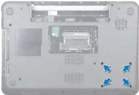 DELL Inspiron M5010 - De vaste schijf verwijderen - 1