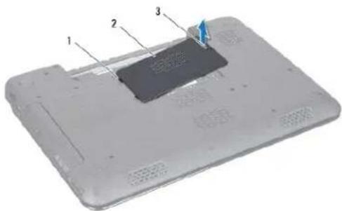 DELL Inspiron M5010 - De onderplaat verwijderen - 1