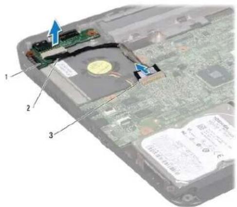 DELL Inspiron M5010 - De VGA-connectorkaart verwijderen - 1