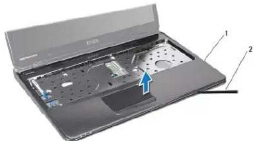 DELL Inspiron M5010 - De polssteun verwijderen - 5