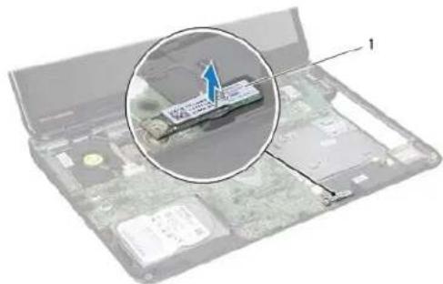 DELL Inspiron M5010 - De Bluetooth-module verwijderen - 1