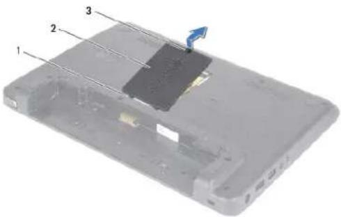 DELL Inspiron 1120 - De geheugenmodule(s) verwijderen - 1