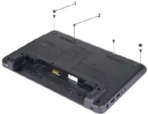 DELL Inspiron 1120 - De polssteun verwijderen - 1