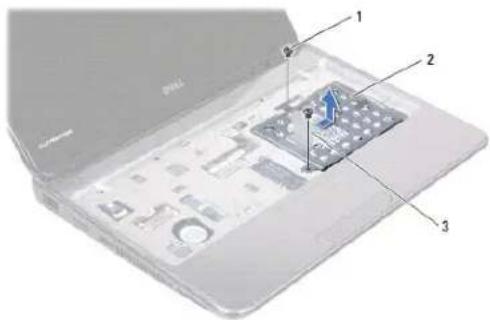 DELL Inspiron 1120 - De vaste schijf verwijderen - 1