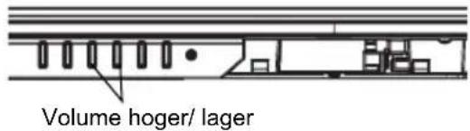Volume hoger/ lager