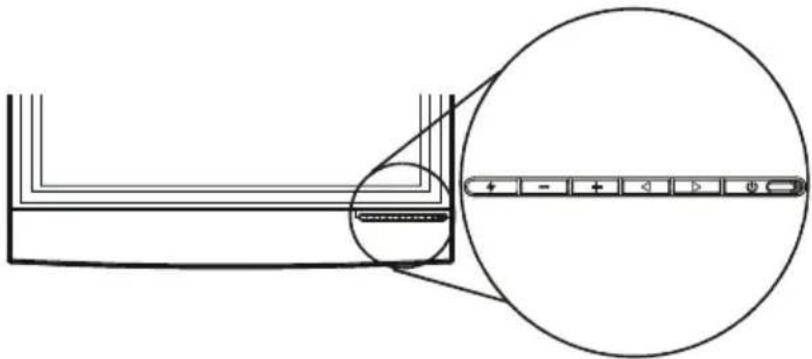 AG Neovo E-17B - Bedieningsknoppen - 1