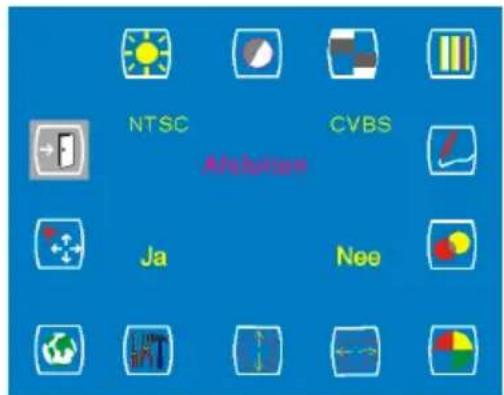 NTSC CVBS Alabutine Ja Nee