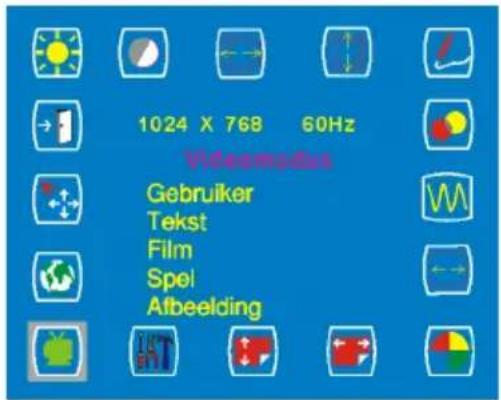 1024 X 768 60Hz Videemsdus Gebruiker Tekst Film Spel Afbeelding