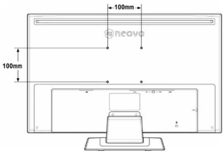 AG Neovo U-23 - Het LCD-scherm aan de wand bevestigen. - 1