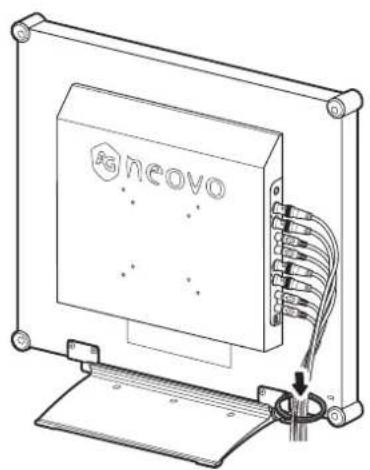 AG Neovo SX-17P - De draadhaak gebruiken - 2
