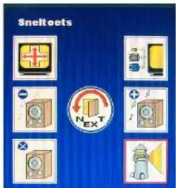 Sneltoets N EXT
