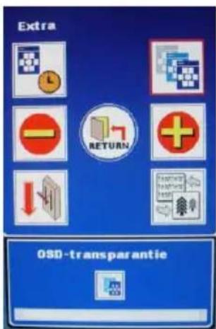 Extra RETURN OSD-transparantie