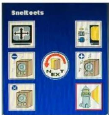 Sneltoets N EX T