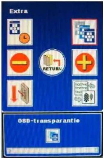 Extra RETURN OSD-transparantie