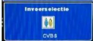 Invoerselectie CVBS$