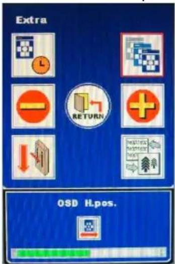 Extra RETURN OSD H.pos.