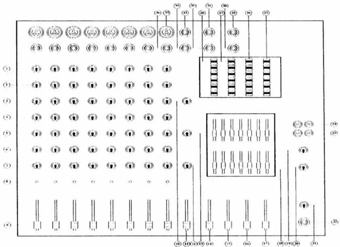 Marquant KD-212 - BEDIENINGS ELEMENTEN FRONTPANEEL - 1