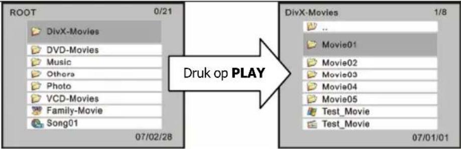 PLEXTOR PX-MPM - De AV-afspeelfunctie gebruiken - 1