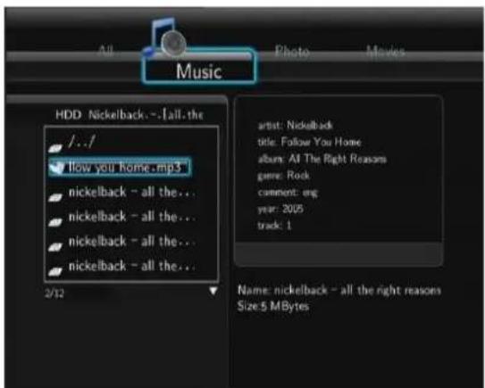 WOXTER i-Cube 750 - Muziek browsen - 1