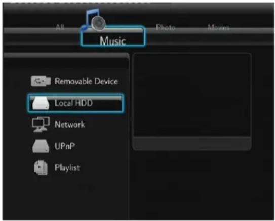 WOXTER i-Cube 750 - Browser Menu - 1