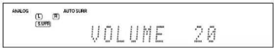ANALOG L R AUTO SURR (5VPR) VOLUME 20