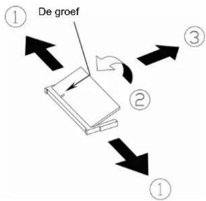 TARGA W730-K8 - Geheugenmodule verwijderen - 2