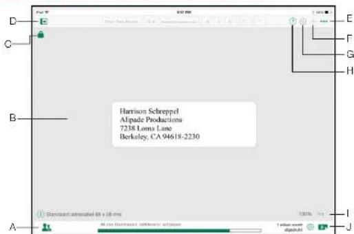 Harrison Schreppel Alpade Productions 7238 Longs Lane Berkley, CA 94618-2230 Standard installed lift x 35 mm A B C D E F G H I J
