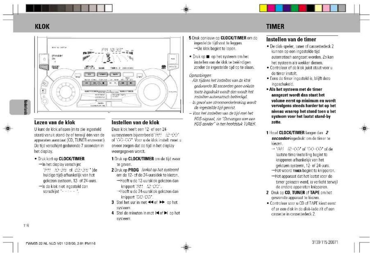 PHILIPS FWM55 - Kiezen van andere apparaten - 3