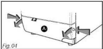 FAGOR FT-4136S - • Voorste transportblokkering : - 1