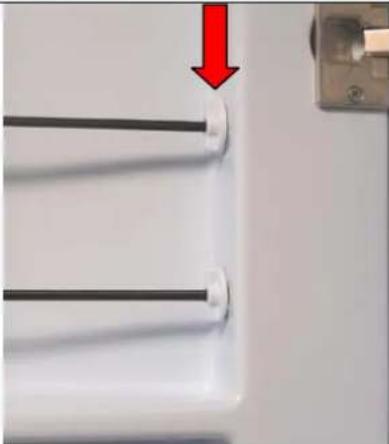 SMEG LBL 14 - Verwijdering van de elastieken van de accessoirehouder - 1