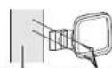 SHARP XL-MP50H - ■Aansluiten van de antennes - 2