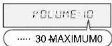 SHARP CD-SW330H - ■ Volumeregeling - 1