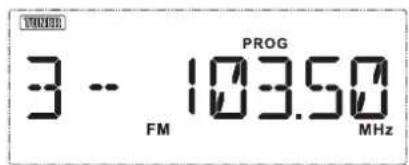AKAI AMP220 - Instellen van voorkeuzezenders in het geheugen van de tuner - 3