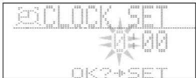 JVC CA-MXS5 - Druk op CLOCK/TIMER. - 1