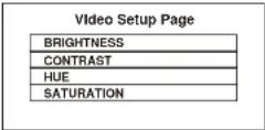 Marquant MC-DVD5 - Video setup (beeldinstellingen) - 1