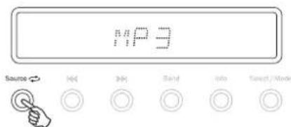 CAMBRIDGE Sonata DR30 - De bron instellen - 1