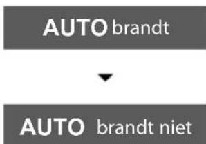 AUTO brandt ▼ AUTO brandt niet