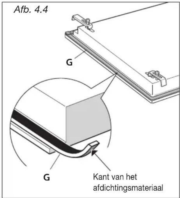 BORETTI BGK 90 - DE KOOKPLAAT BEVESTIGEN - 1