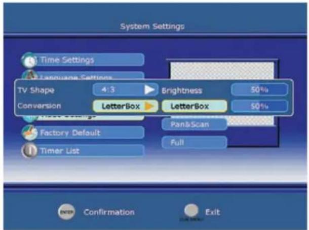 LENCO DVT-194 - Video-instellingen (Video Settings) - 1
