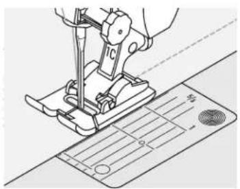 BERNINA Aurora 440QE - Randen breed doorstikken - 1