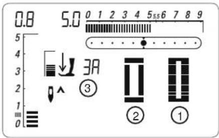 0.8 5.0 0 1 2 3 4 5 6 7 8 9 3A ③ ② ①