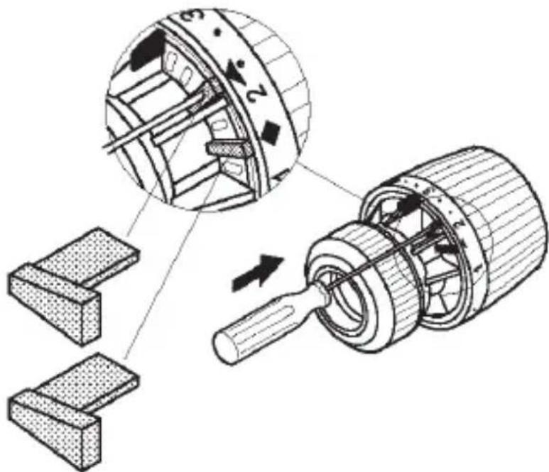 DANFOSS RAE-K - Temperatuur bereik begrenzen - 1