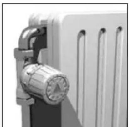 DANFOSS RAE-K - Dek de voeler niet af - 1