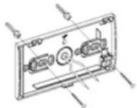 BULEX EXACOM - Monteer de achterplaat op de muur (zie A) - 1