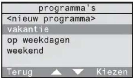 programma's vakantie op weekdagen weekend Terug ▲ ▼ Kiezen