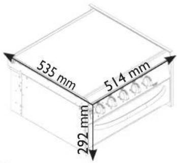 535 mm 514 mm 292 mm