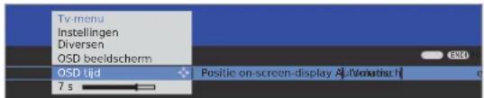 Tv-menu Instellingen Diversen OSD beeldscherm OSD lid 7 s Positie on-screen-display A\Autocatnach