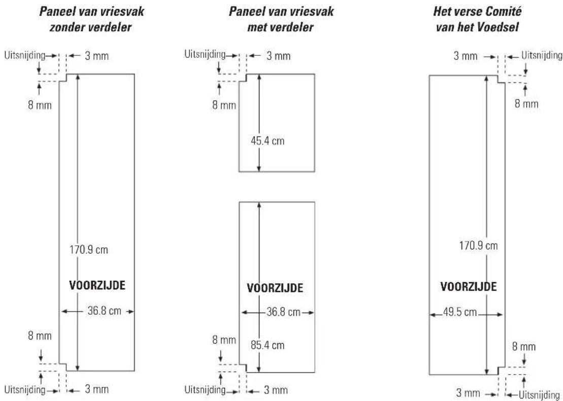 GE PCG 23NHF WW BL - Afmetingen 'voor de Houten Comités van de Douane - 1
