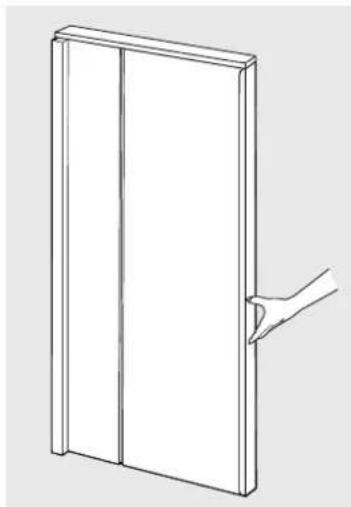 GE PCG 23NHF WW BL - Installeer de Trim voor de zijkant. - 3