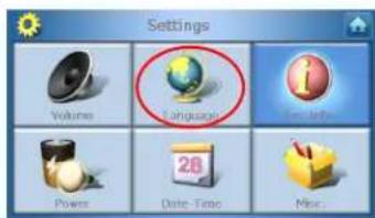 ACER P600 - De taal kiezen - 1